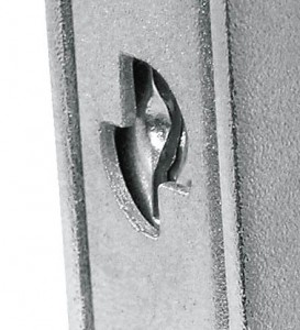 lucchetto con serratura protetta da piastrina anti trapano fissa