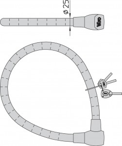 Il principale vantaggio dei cavi corazzati è avere un diametro esterno così grosso da non essere attaccabile da tronchesi e cesoie.