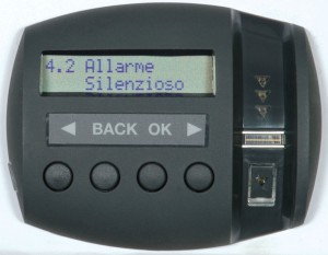 Il sistema Viro Ram-Touch permette di impostare un allarme silenzioso.