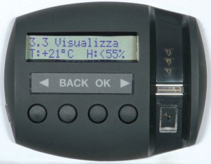 Il monitoraggio del clima interno è una delle funzioni avanzate del sistema Viro Ram-Touch.