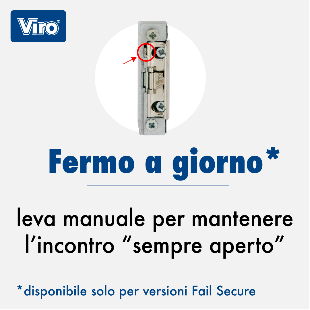 Serratura Elettrica Simmetrica ORNO EZ-4027 - Bassa Corrente 280mA Per 12VDC - Foto 3